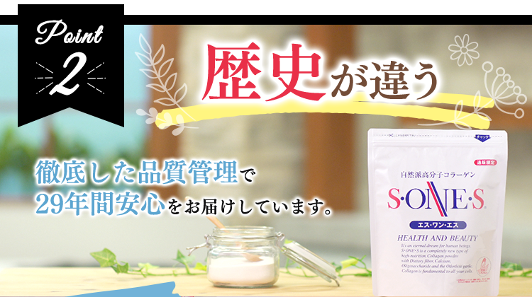 歴史が違う徹底した品質管理で29年間安心をお届けしています。